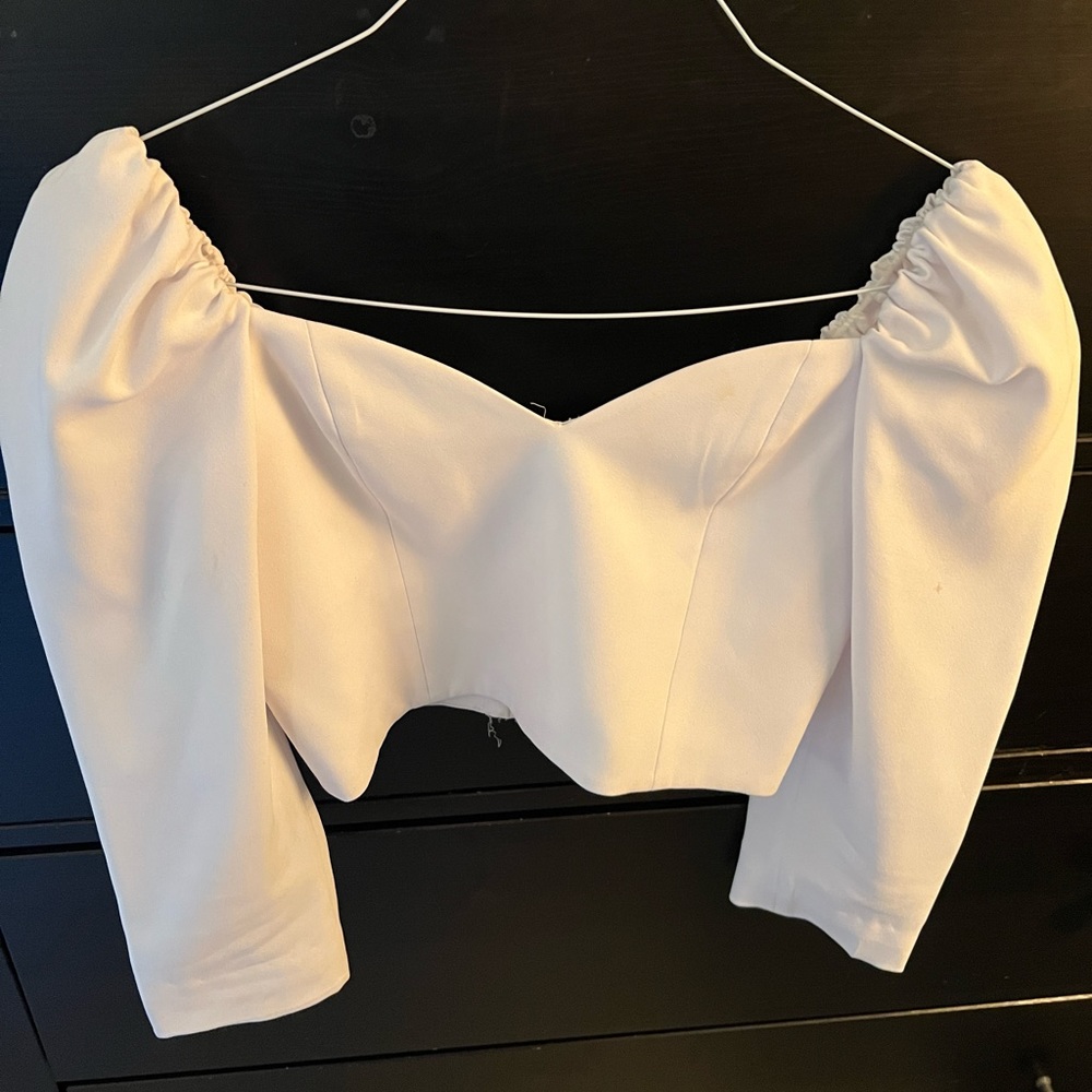 Long sleeve crop top Alice and Olivia